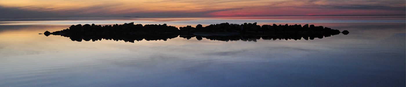 Breakwall on Mille Lacs Lake