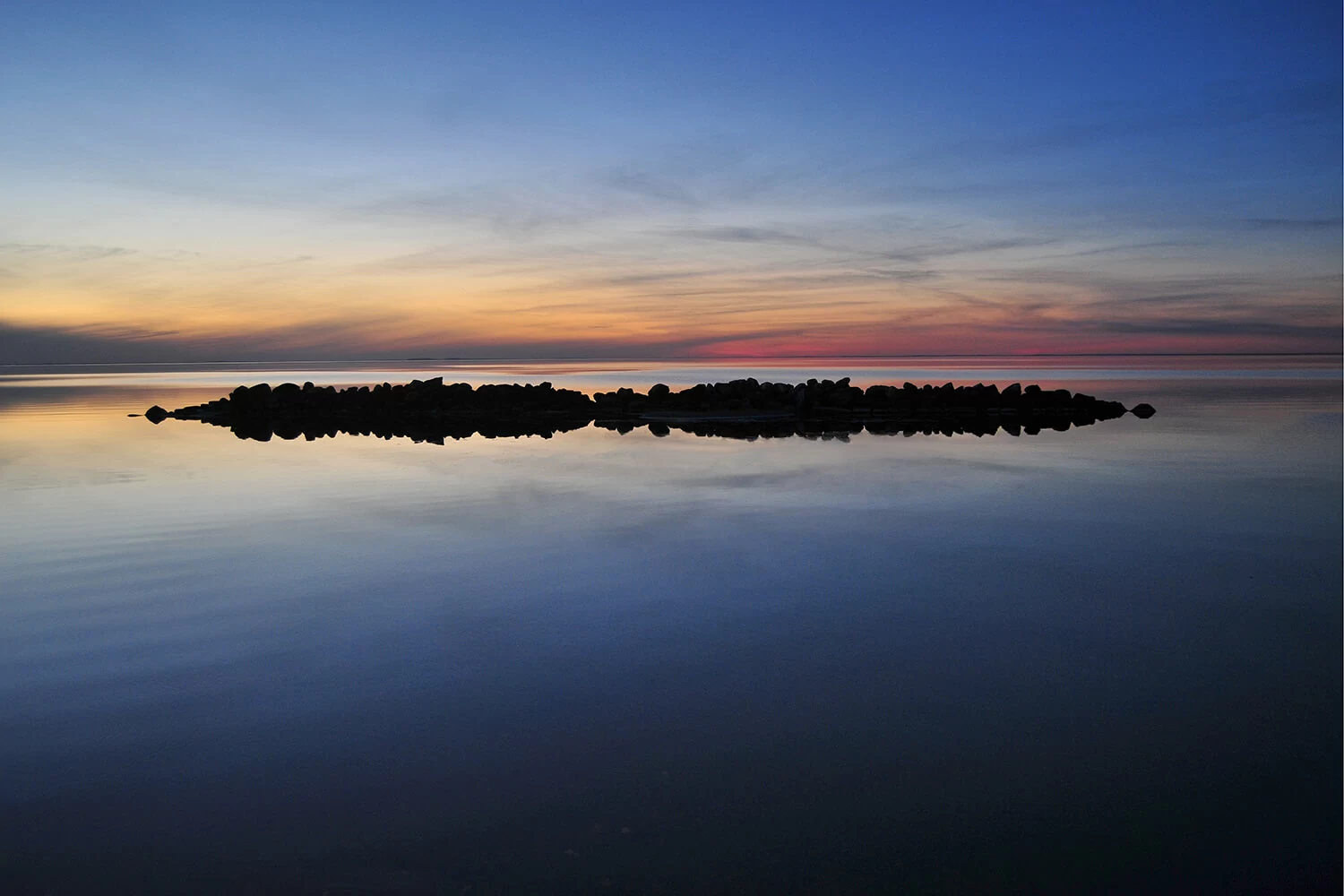 Breakwall on Mille Lacs Lake