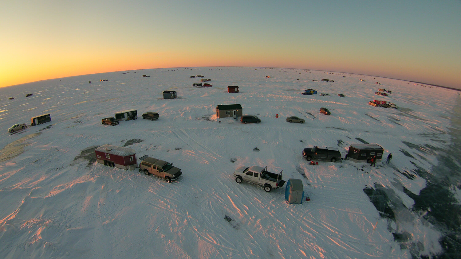 Ice Report Mille Lacs Lake Fishing Mille Lacs Lake Nitti's Hunters