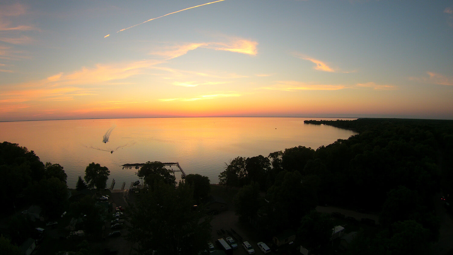 drone summer sunset 1