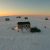 Ice Fishing Hut on Mille Lacs Lake