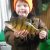 little perch fisherman on lake mille lacs